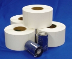 Blank Label & Ribbon